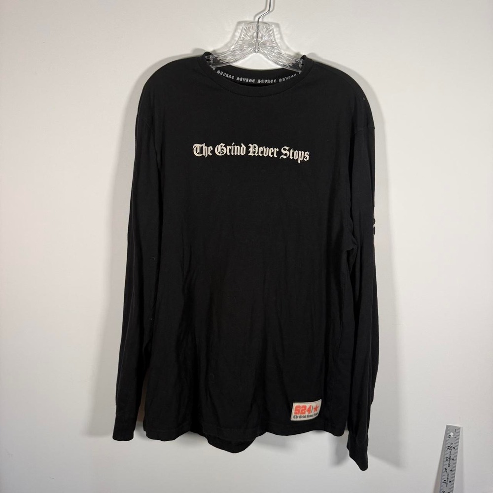 eighty eight black long sleeve tshirt